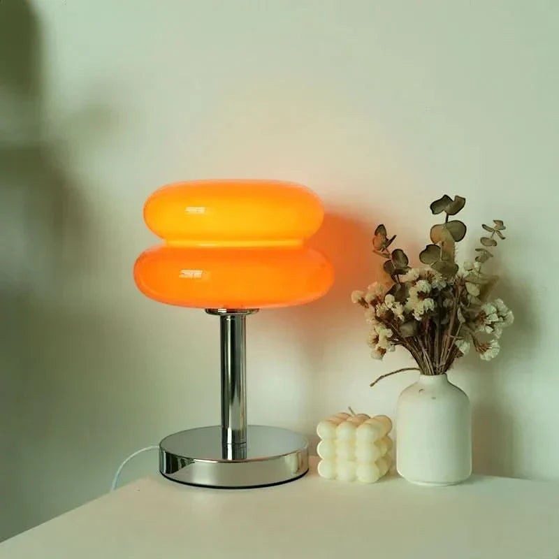 Lampe à Poser Macaron en Verre Soufflé – Modèle Kaïa (DIMOREE)