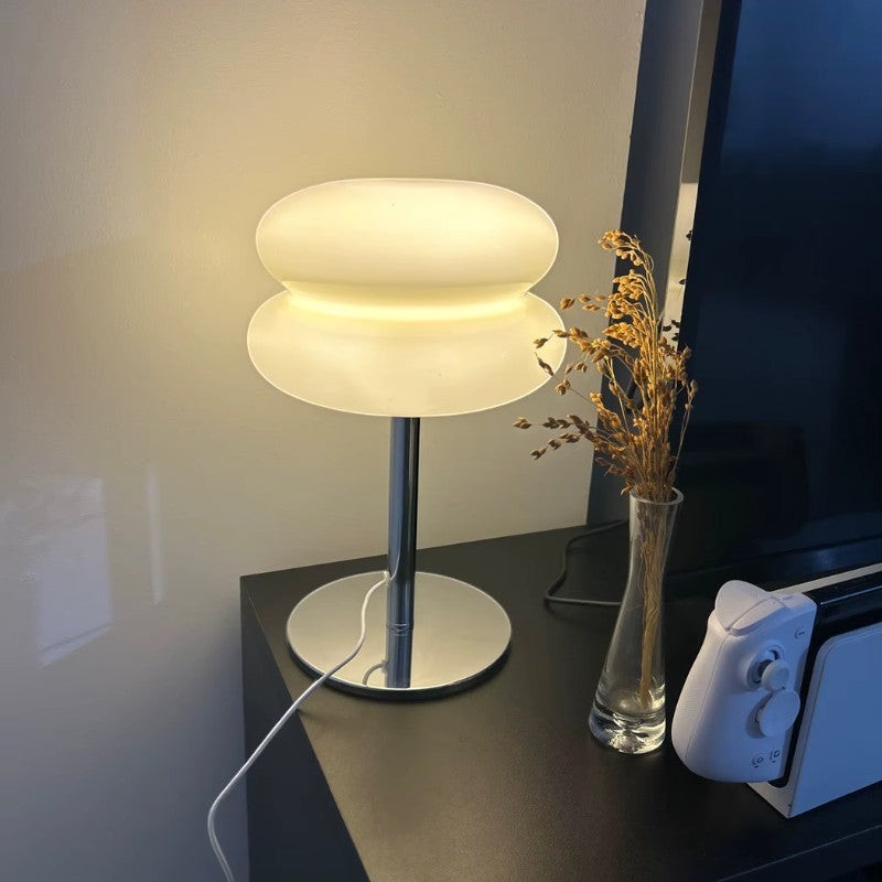 Lampe à Poser Macaron en Verre Soufflé – Modèle Kaïa (DIMOREE)