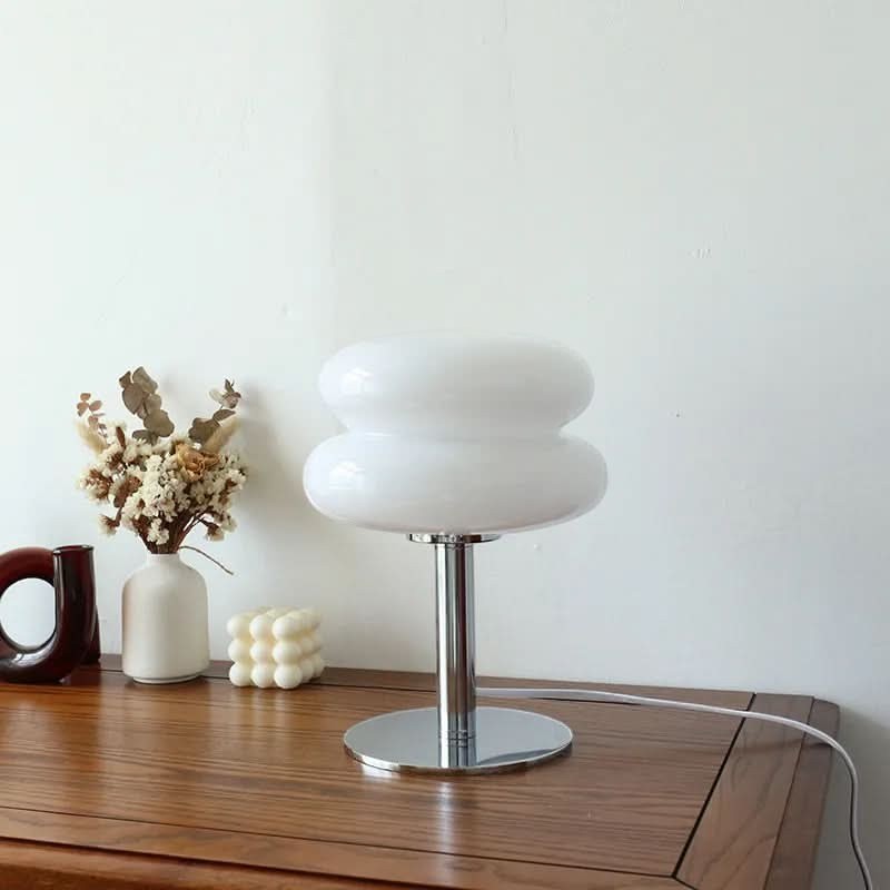 Lampe à Poser Macaron en Verre Soufflé – Modèle Kaïa (DIMOREE)