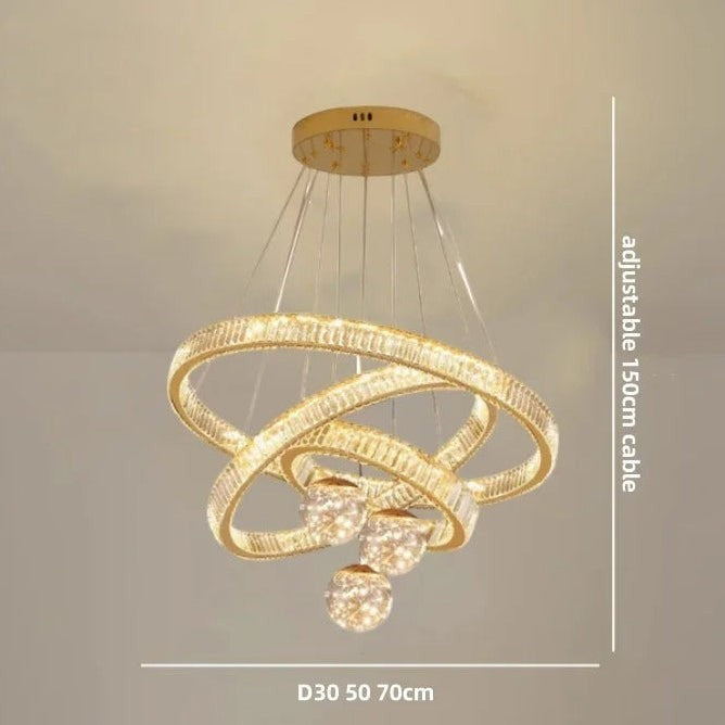 Lustre en Cristal pour Salle à Manger – Modèle Noma (DIMOREE)
