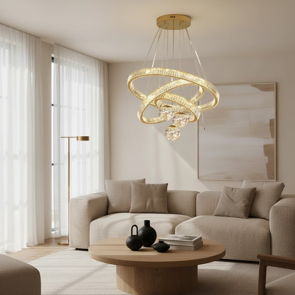 Lustre en Cristal pour Salle à Manger – Modèle Noma (DIMOREE)