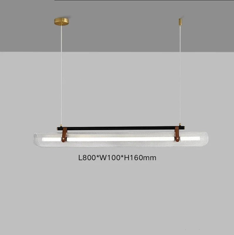 Lustre LED en Verre au Design Minimaliste – Modèle Milane (DIMOREE)