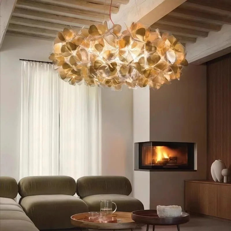 Lustre Moderne en Cristal Taillé à Facettes – Modèle Opalène (DIMOREE)