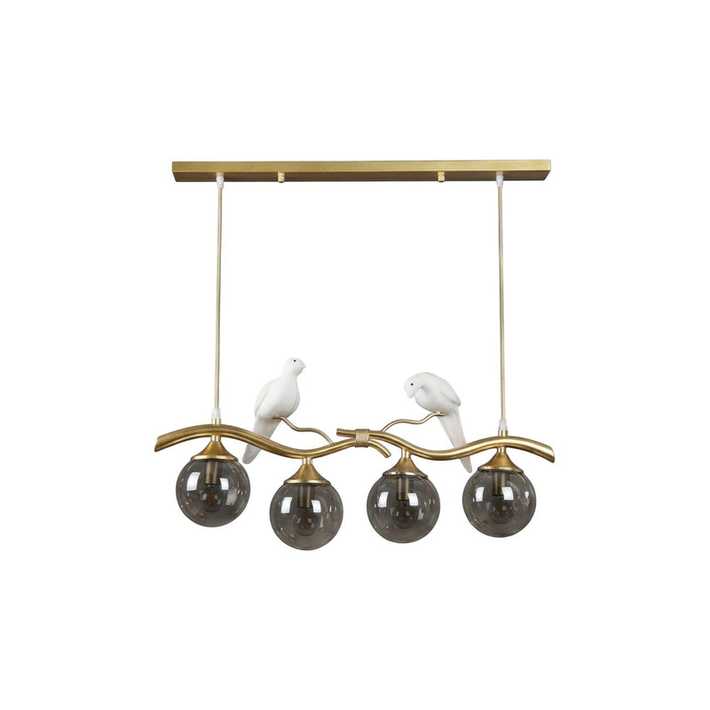 Bohème — Lustre contemporain en verre et métal
