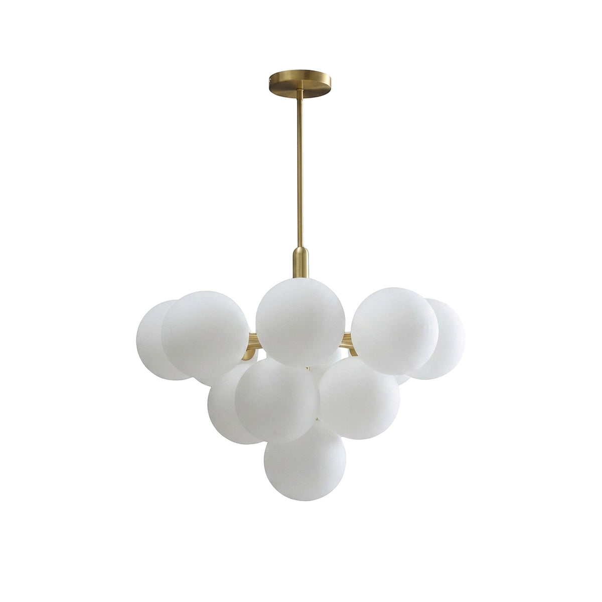 Lustre Design en Verre Soufflé pour Salon – Modèle Soffia (DIMOREE)