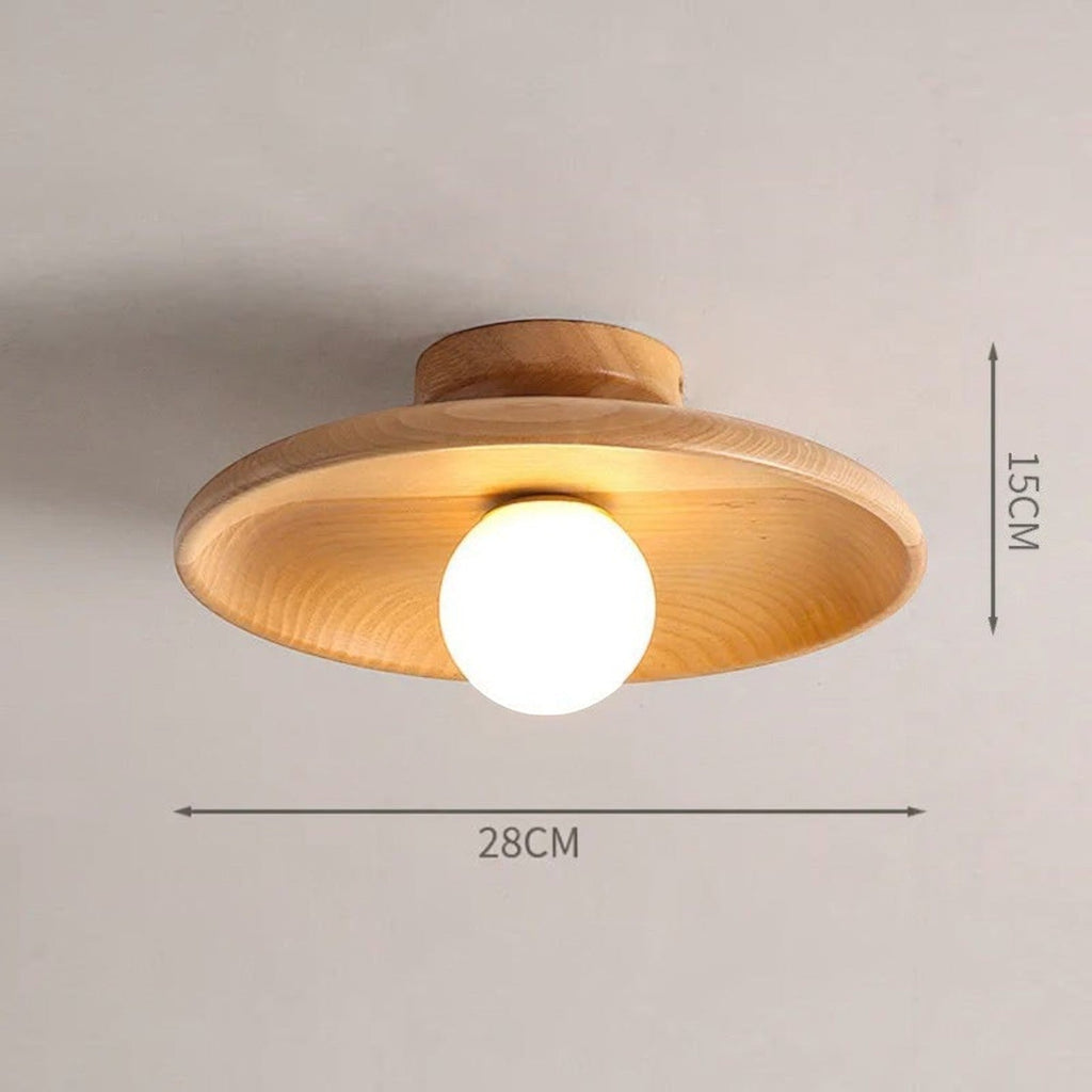 Plafonnier en Bois pour Couloir et Escalier – Modèle Vestria (DIMOREE)