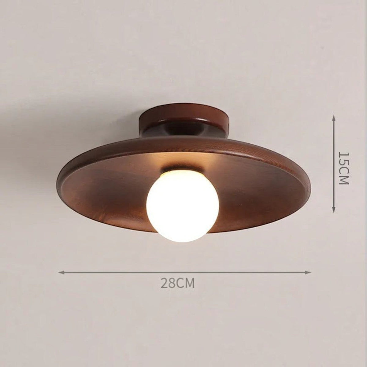 Plafonnier en Bois pour Couloir et Escalier – Modèle Vestria (DIMOREE)