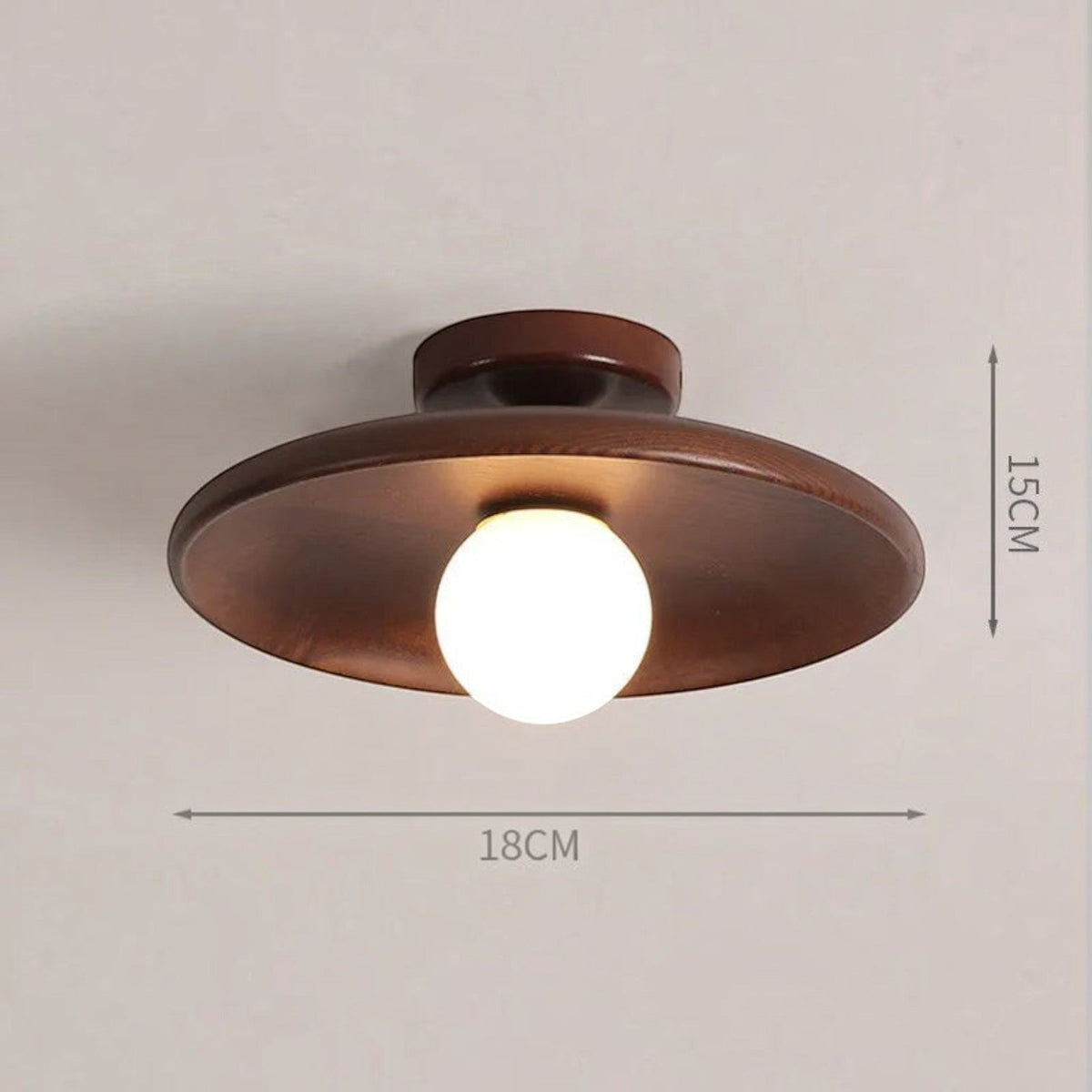Plafonnier en Bois pour Couloir et Escalier – Modèle Vestria (DIMOREE)