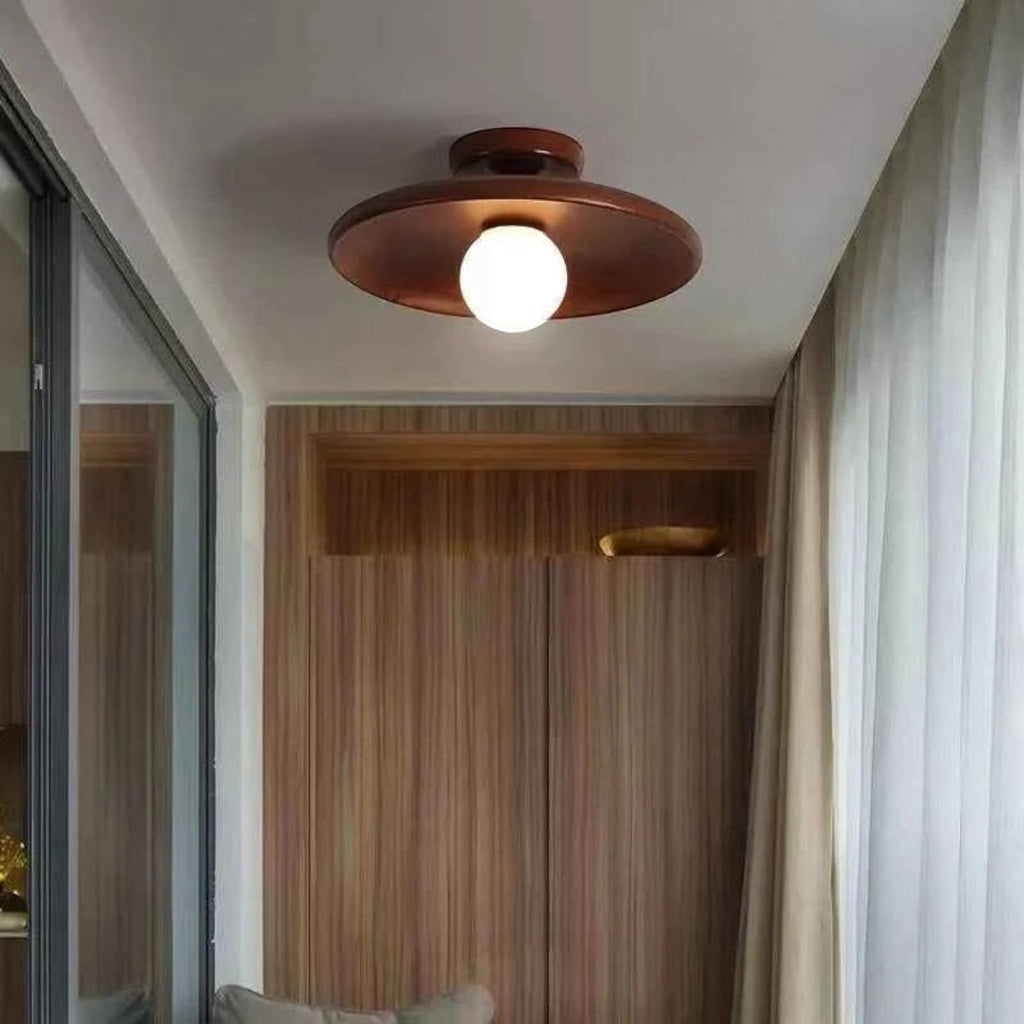 Plafonnier en Bois pour Couloir et Escalier – Modèle Vestria (DIMOREE)