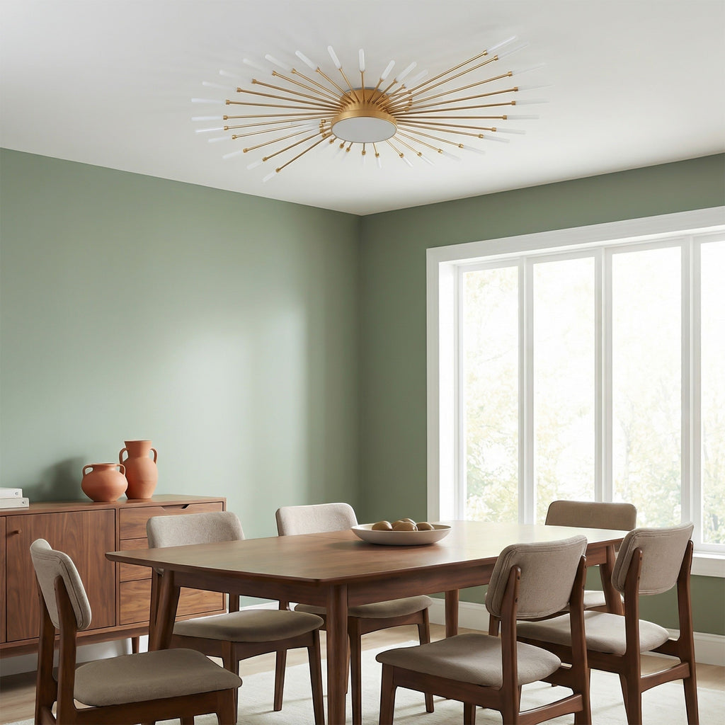 Plafonnier LED Grand Diamètre pour Salon – Modèle Liora (DIMOREE)
