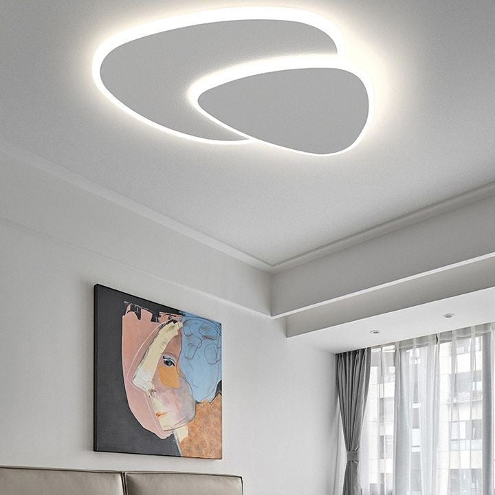 Plafonnier Triangulaire Blanc Dimmable – Modèle Sérena (DIMOREE)