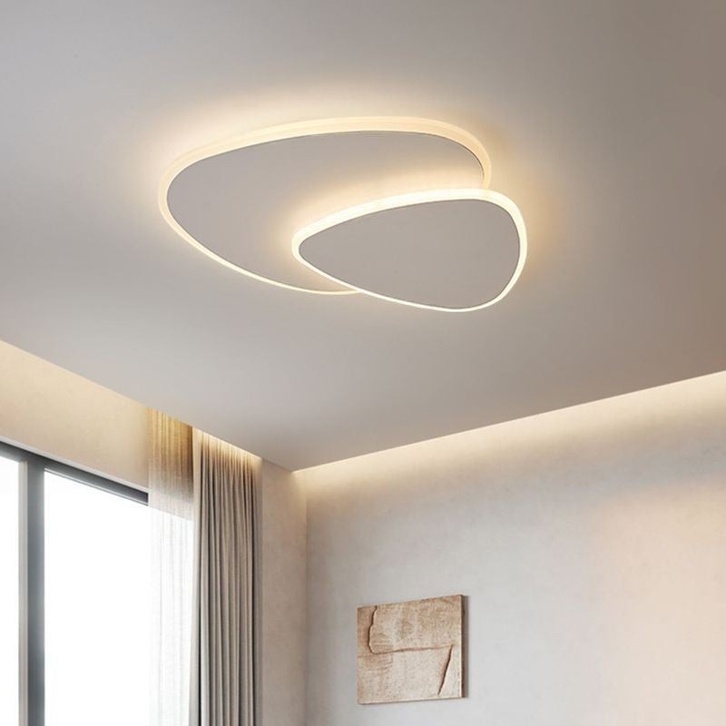 Plafonnier Triangulaire Blanc Dimmable – Modèle Sérena (DIMOREE)