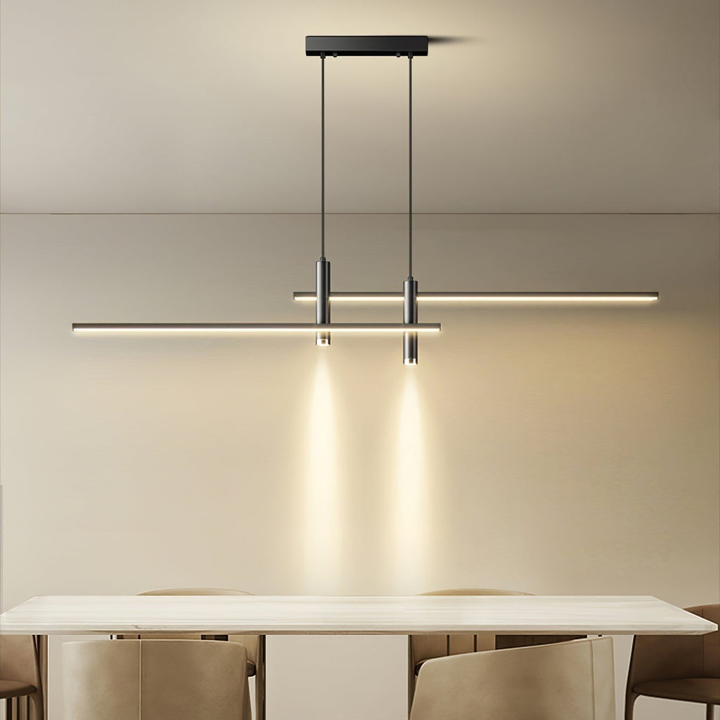 Suspension Linéaire Métal Dimmable – Modèle Belvéa (DIMOREE)