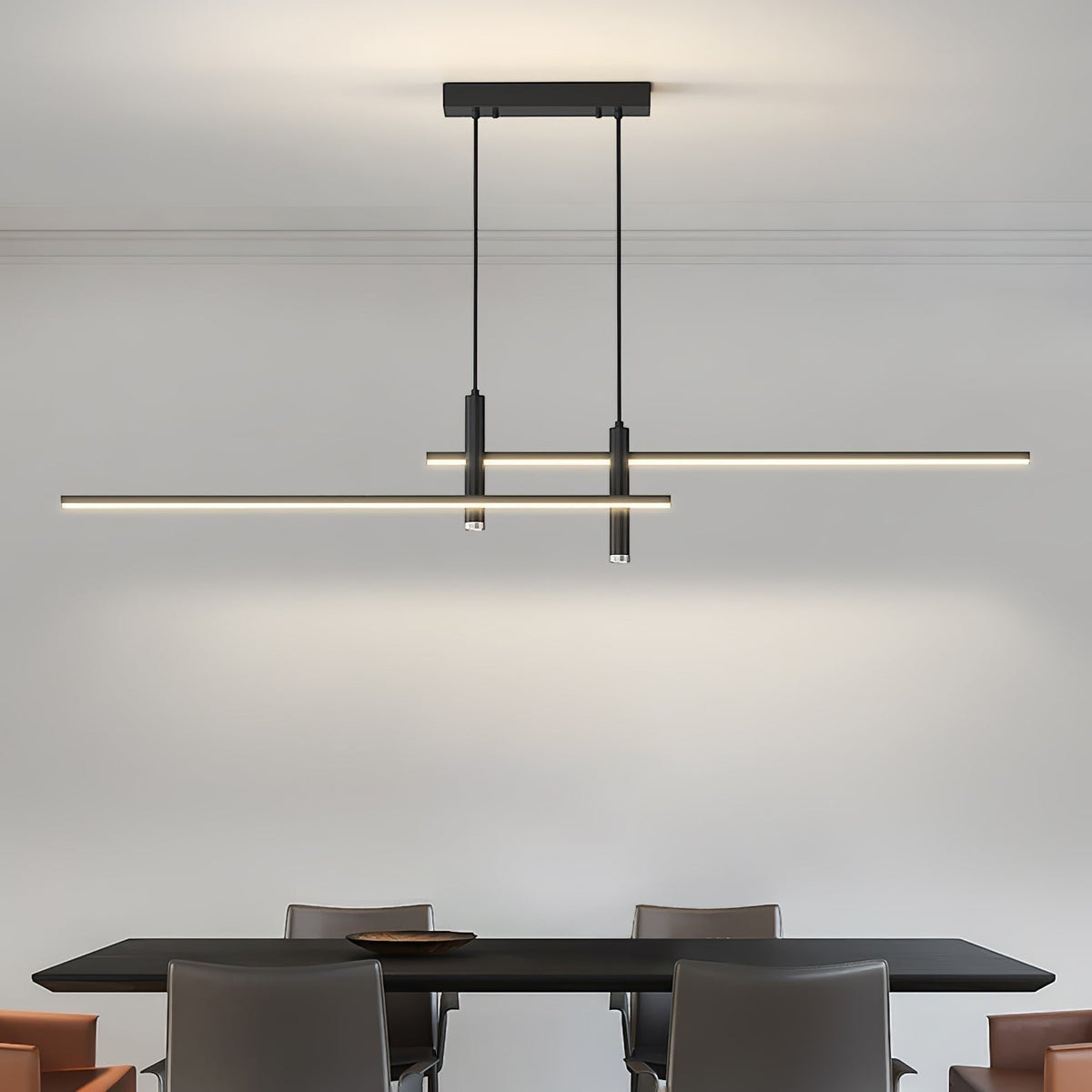 Suspension Linéaire Métal Dimmable – Modèle Belvéa (DIMOREE)
