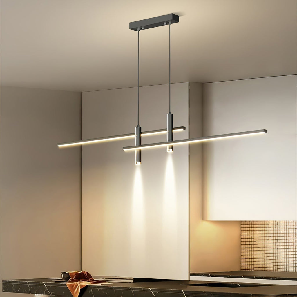 Suspension Linéaire Métal Dimmable – Modèle Belvéa (DIMOREE)