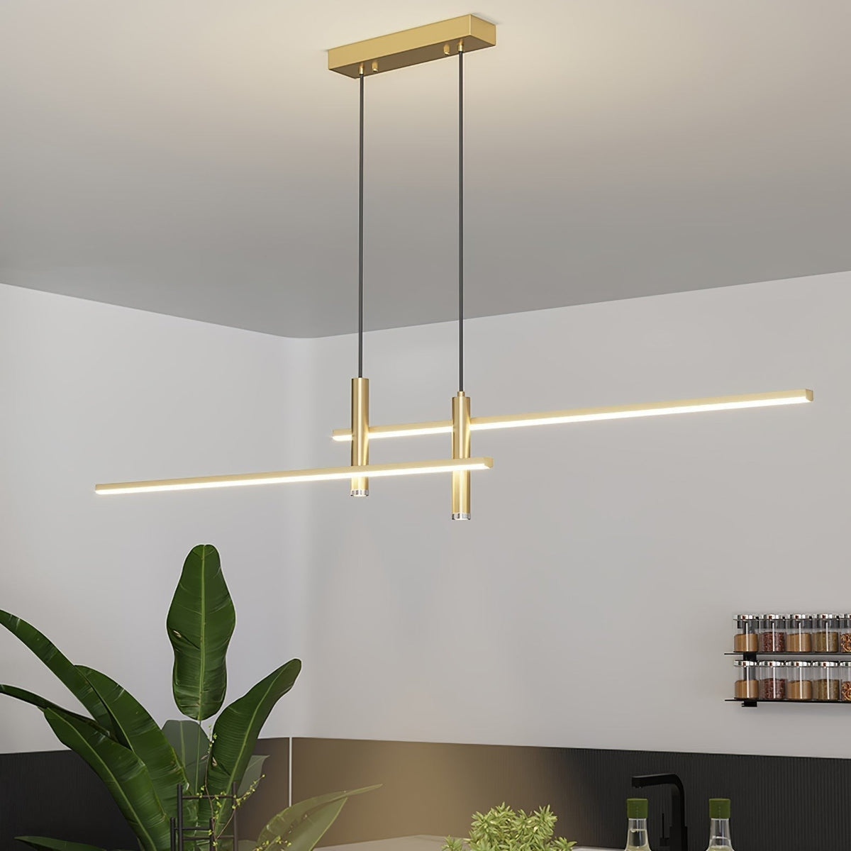 Suspension Linéaire Métal Dimmable – Modèle Belvéa (DIMOREE)