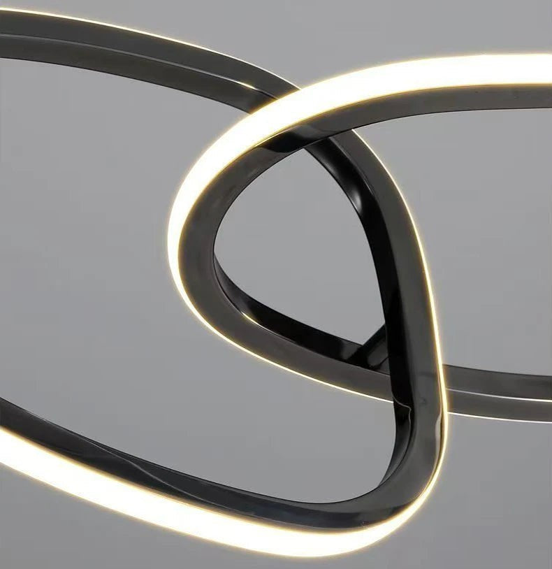 Grande Suspension à Anneaux LED Dimmable – Modèle Orbina (DIMOREE)