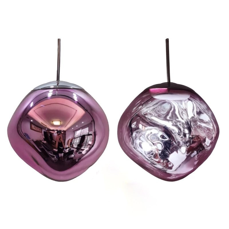 Suspension Dôme en Acrylique Coloré – Modèle Aurore (DIMOREE)
