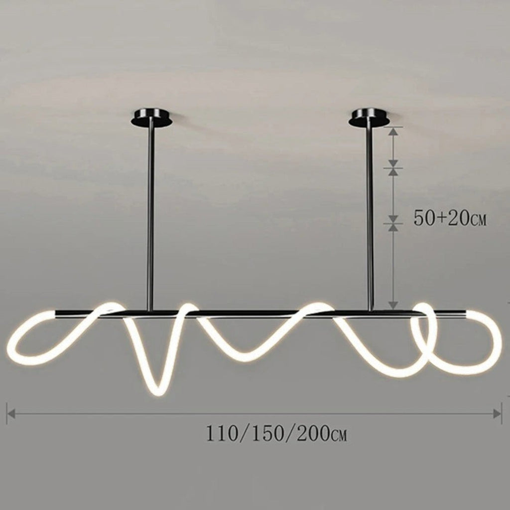 Grande Suspension Nordique en Acier Brossé – Modèle Cosmos (DIMOREE)