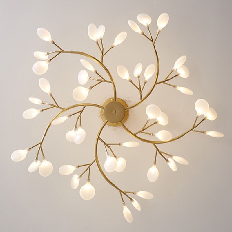 Grande Suspension Branches Métal et Verre – Modèle Atlas (DIMOREE)