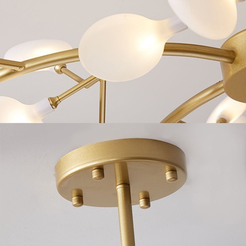 Grande Suspension Branches Métal et Verre – Modèle Atlas (DIMOREE)