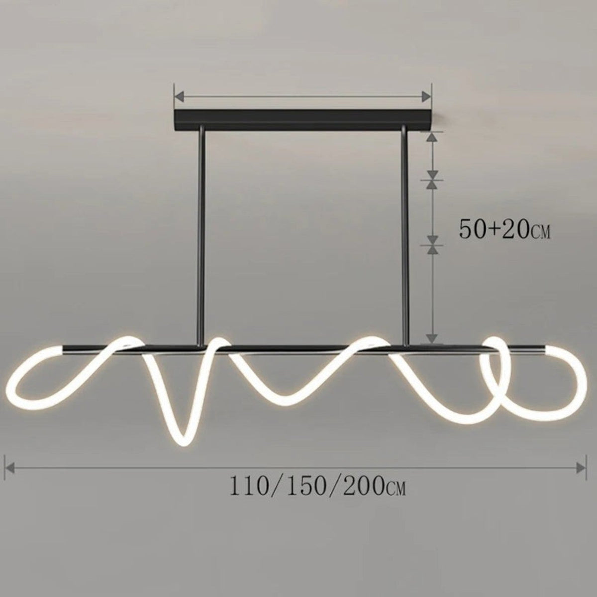 Grande Suspension Nordique en Acier Brossé – Modèle Cosmos (DIMOREE)