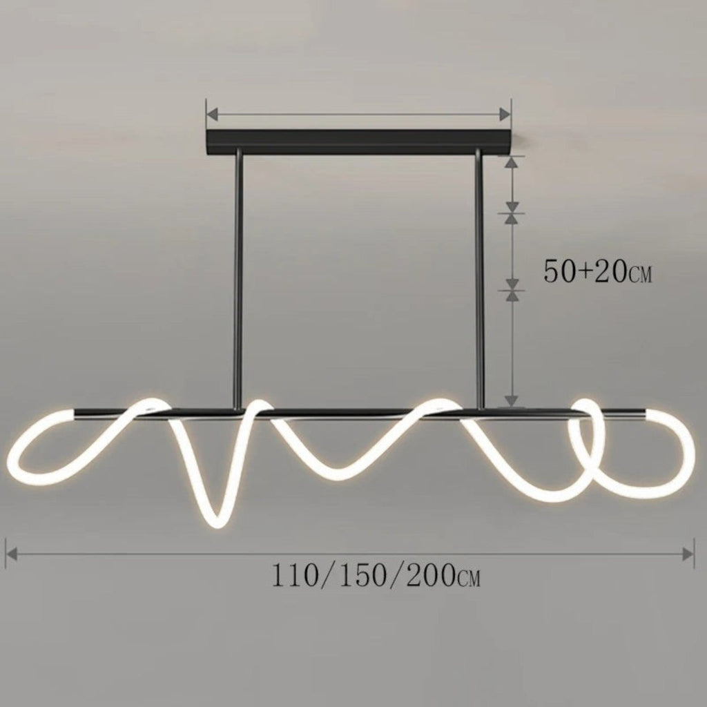 Grande Suspension Nordique en Acier Brossé – Modèle Cosmos (DIMOREE)