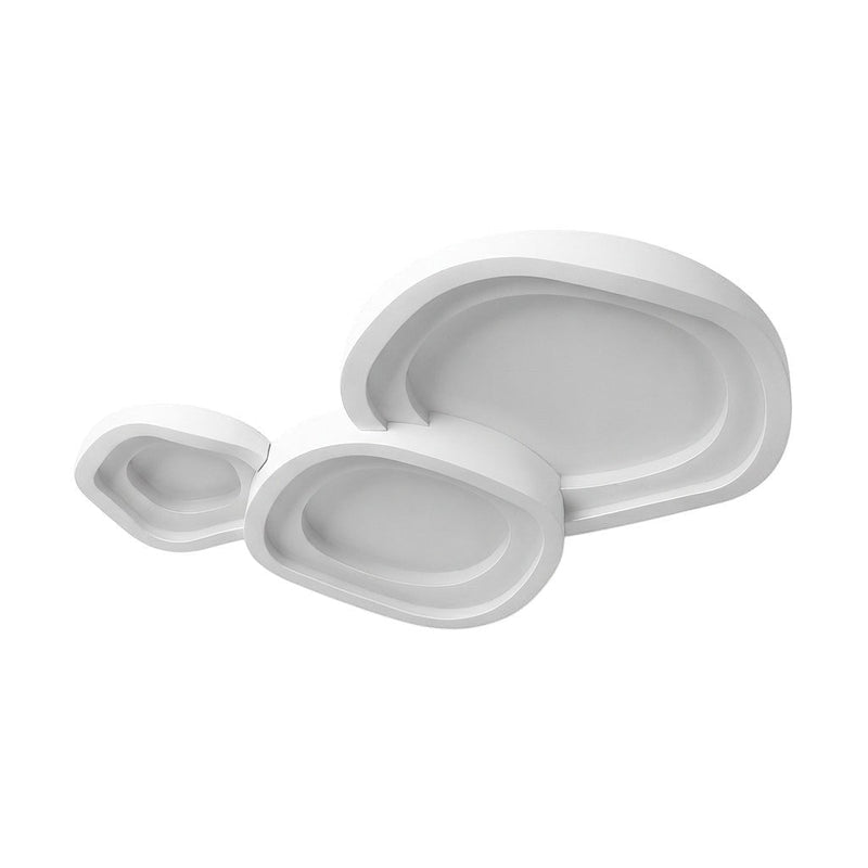 Bergen — Plafonnier minimaliste blanc pour salon