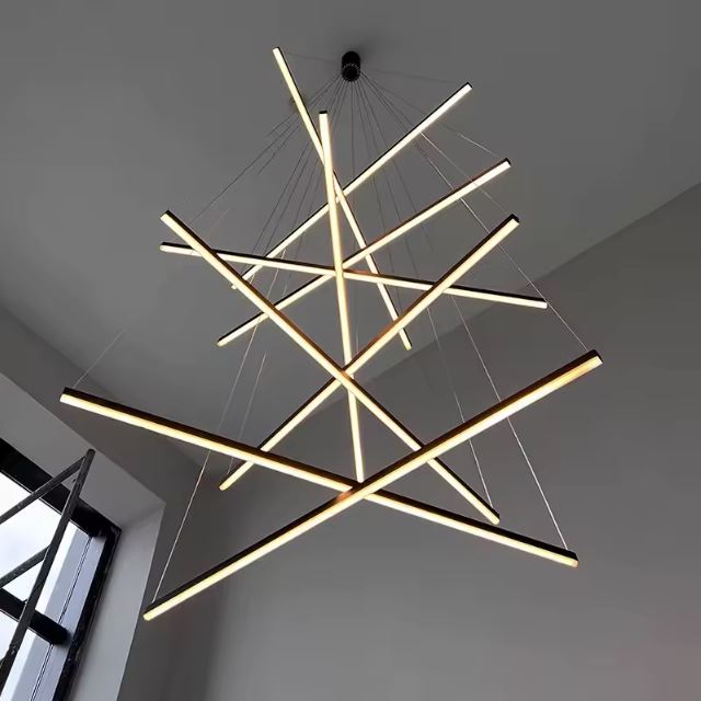 Grande Suspension LED pour Cage d'Escalier – Modèle Altéra (DIMOREE)