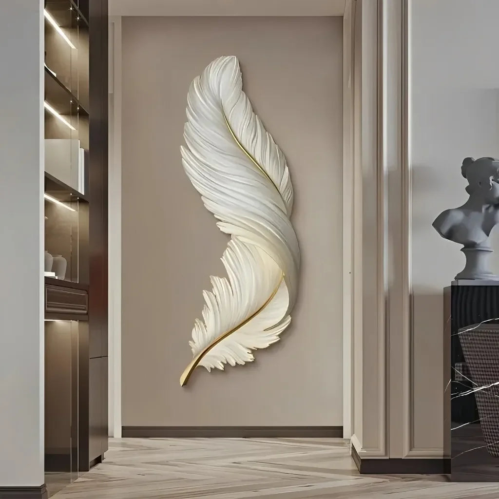 Piuma — Applique murale plume verticale LED