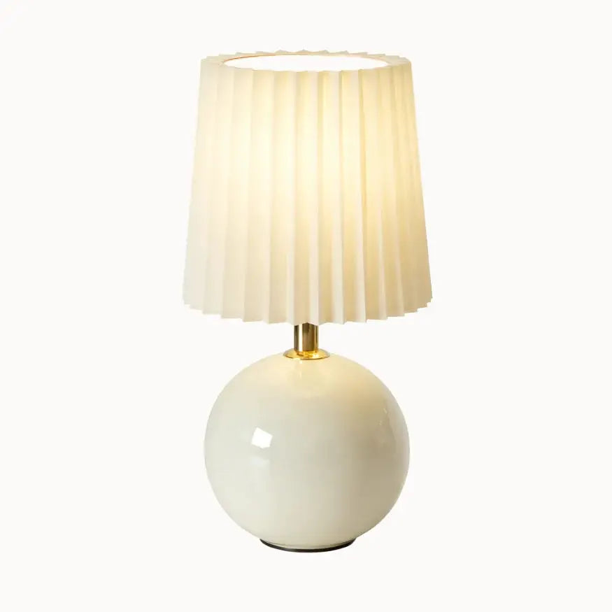 Noré — Lampe de chevet à base sphérique en céramique