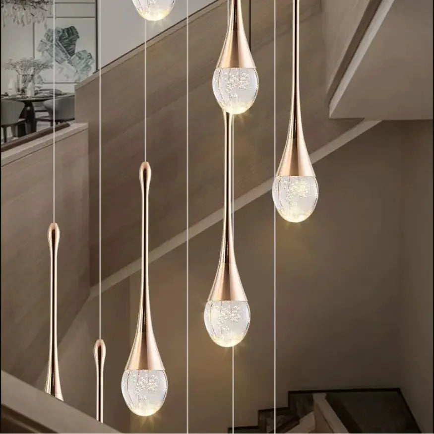 Perlana — Suspension goutte en cristal
