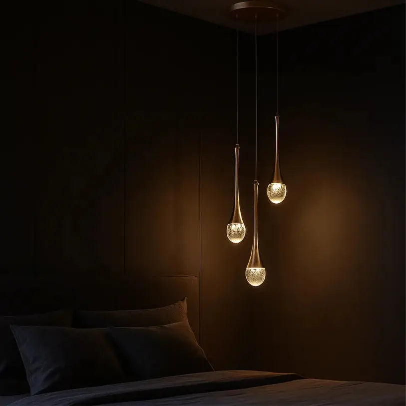 Perlana — Suspension goutte en cristal
