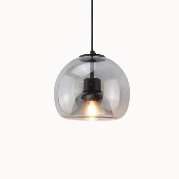 Vetrina — Suspension globe en verre teinté