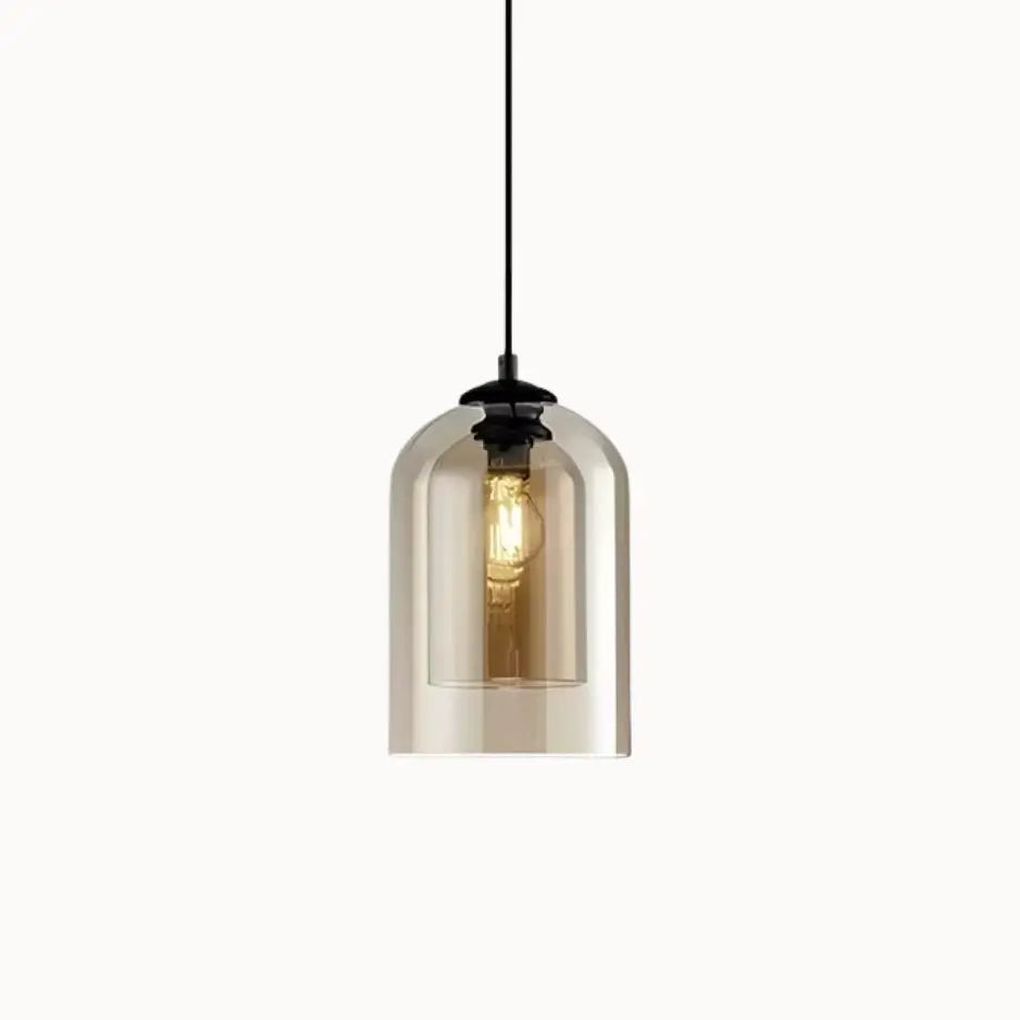 Brumella — Suspension globe en verre fumé