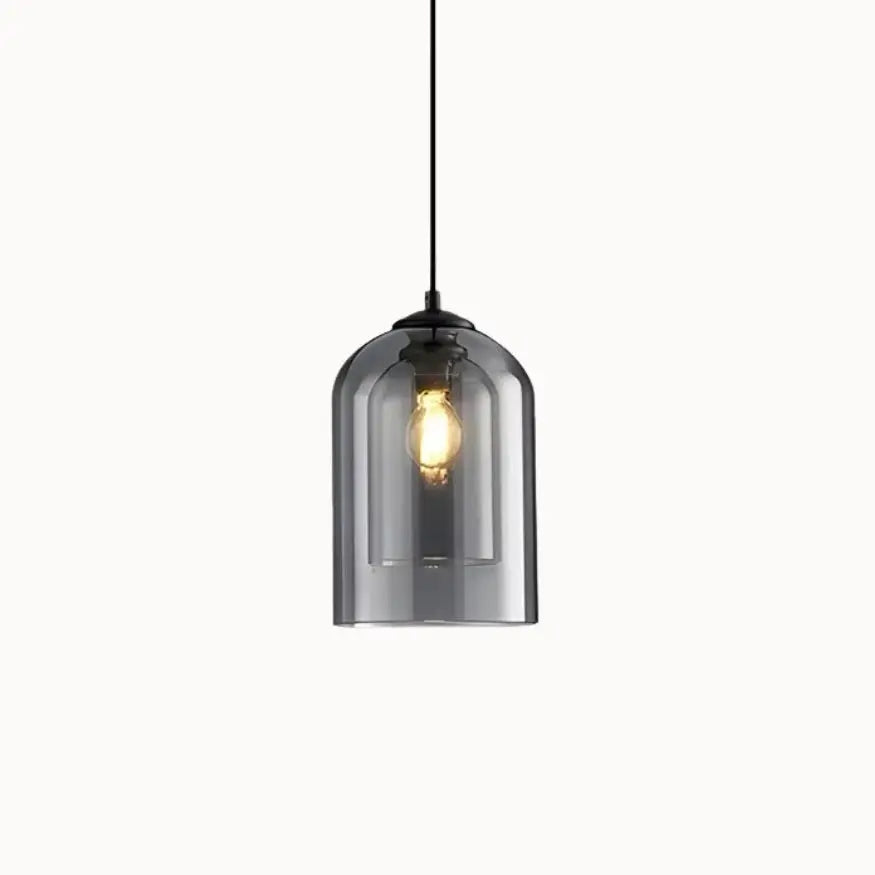 Brumella — Suspension globe en verre fumé