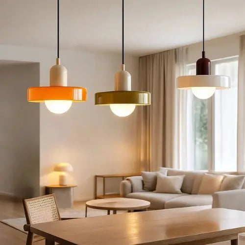 Cintra — Suspension en verre à anneau coloré