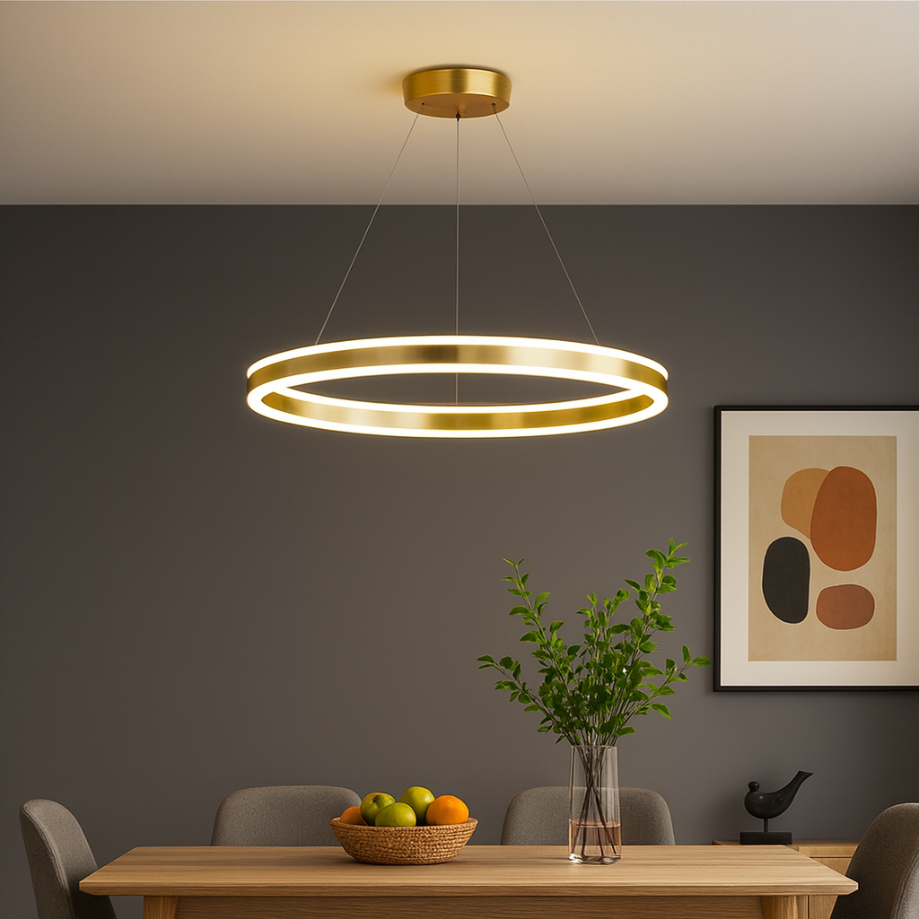 Talvia — Suspension anneau LED à intensité variable