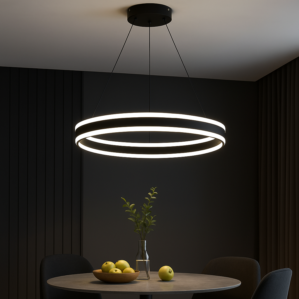 Talvia — Suspension anneau LED à intensité variable