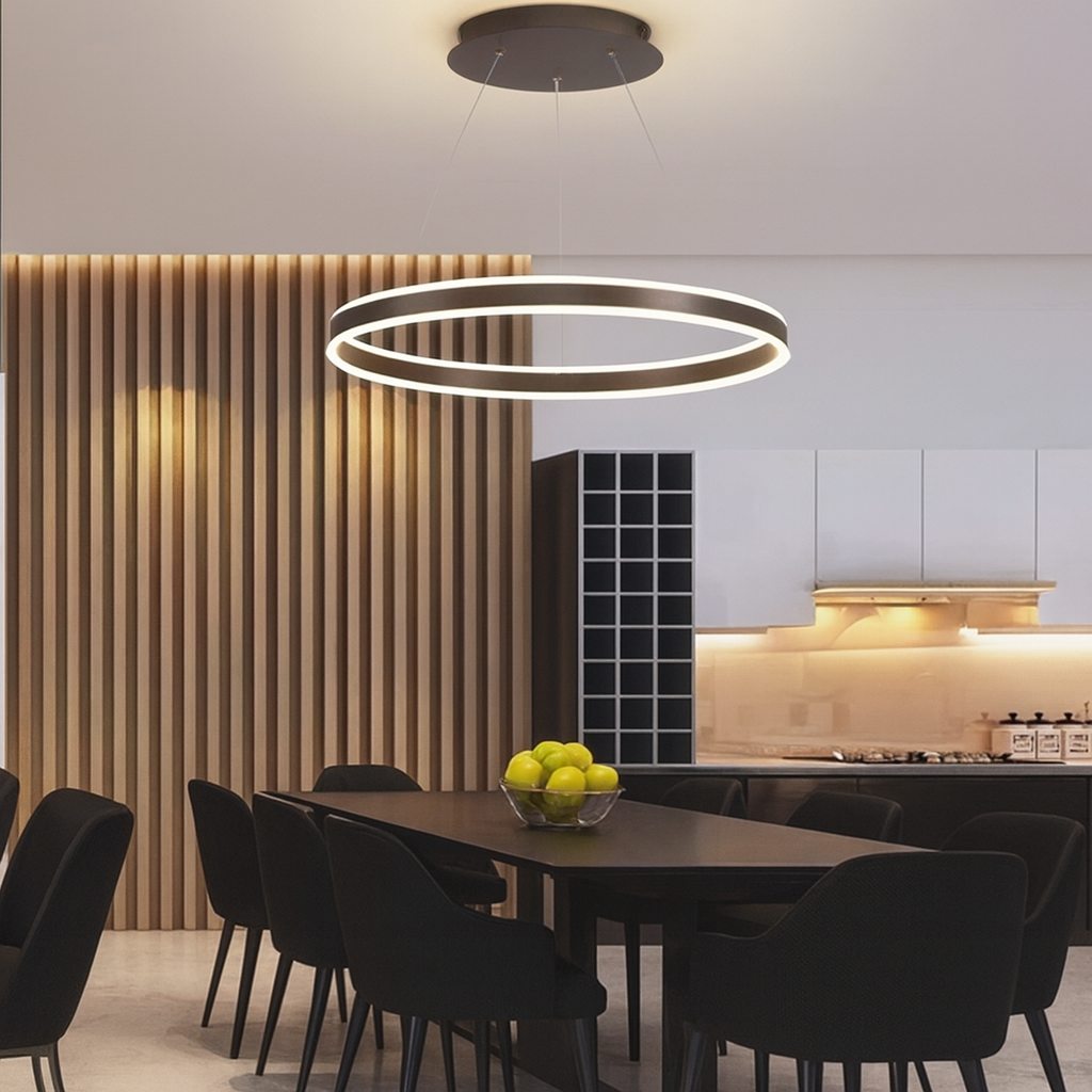 Talvia — Suspension anneau LED à intensité variable