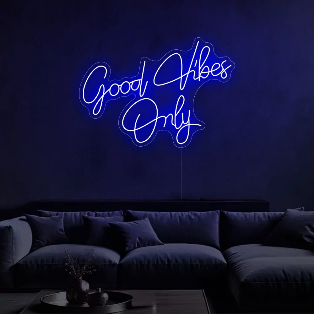 Felice — Néon LED message Good Vibes Only