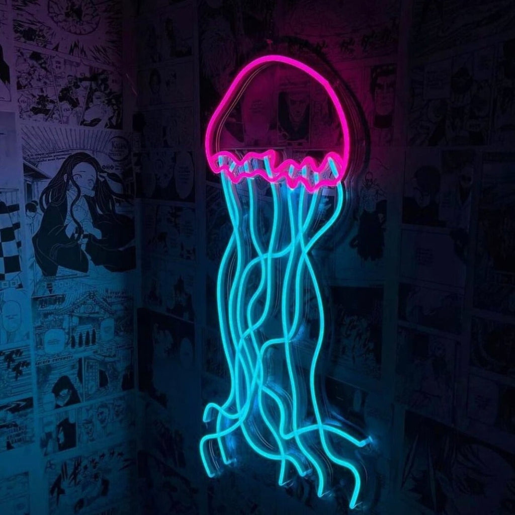 Sirena — Néon LED en forme de méduse