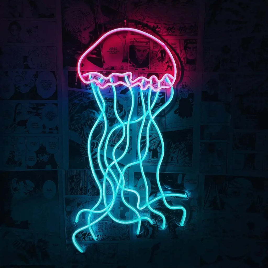Sirena — Néon LED en forme de méduse