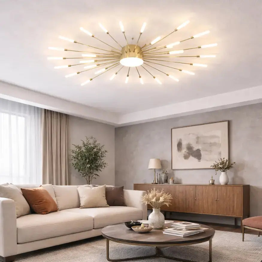 Rayna — Plafonnier LED au design graphique moderne