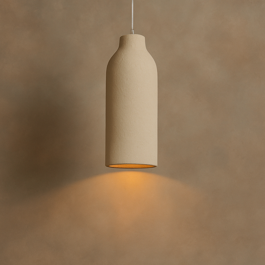 Sabbiana — Suspension en résine effet céramique sable