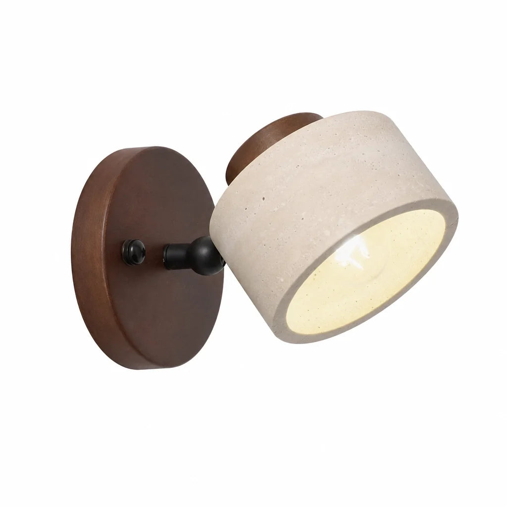 Applique Orientable Noyer et Pierre – Modèle Miravel (LA MAISON CLARTE)