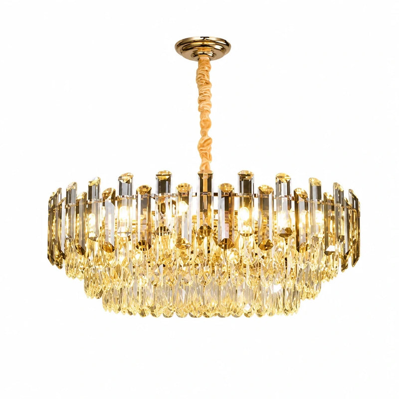 Aurentia — Grand lustre couronne en cristal