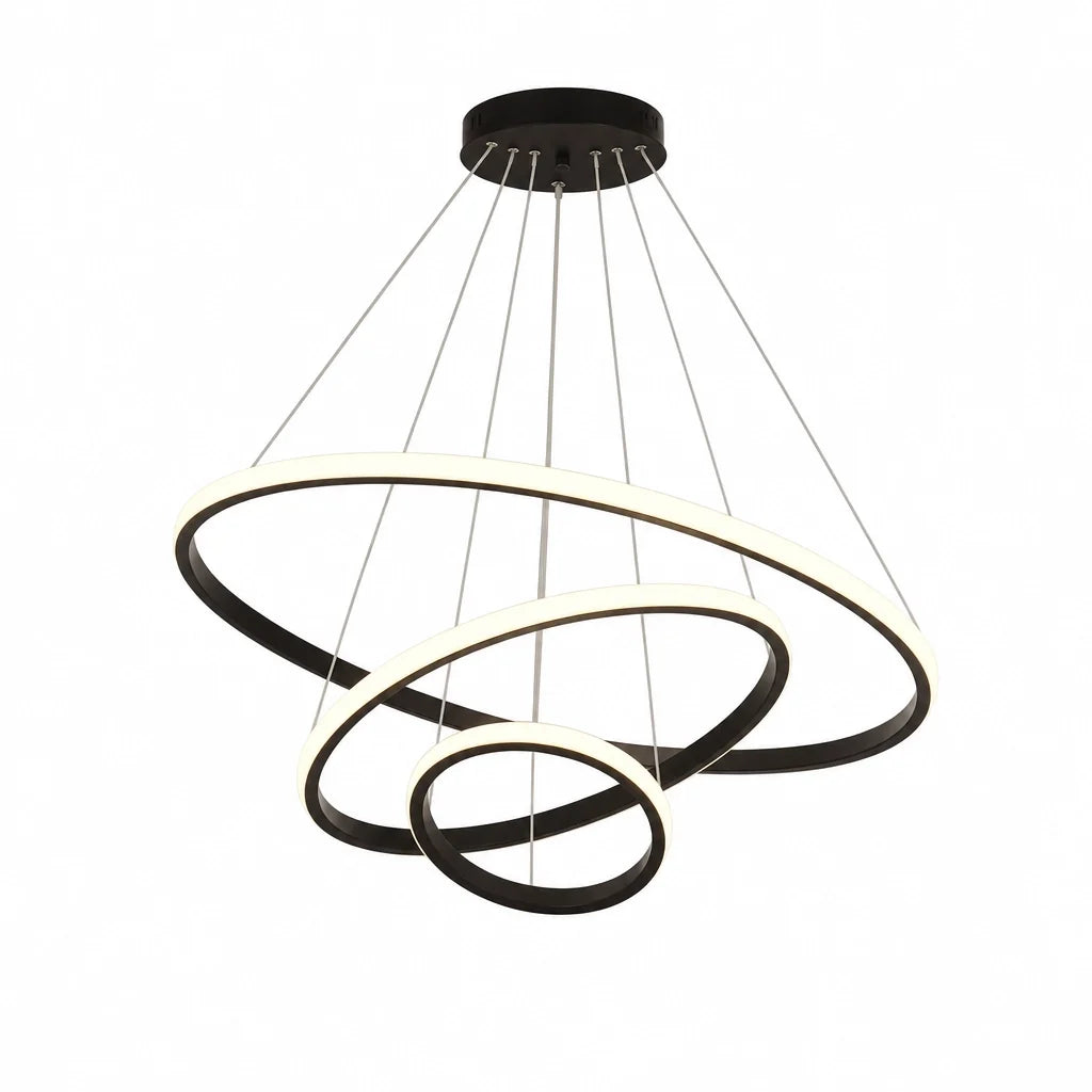Suspension Trois Anneaux LED Dimmable – Modèle Anellia (LA MAISON CLARTE)