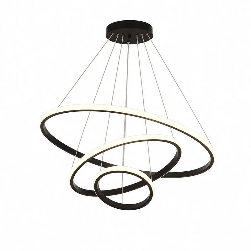 Anellia — Suspension trois anneaux LED dimmable