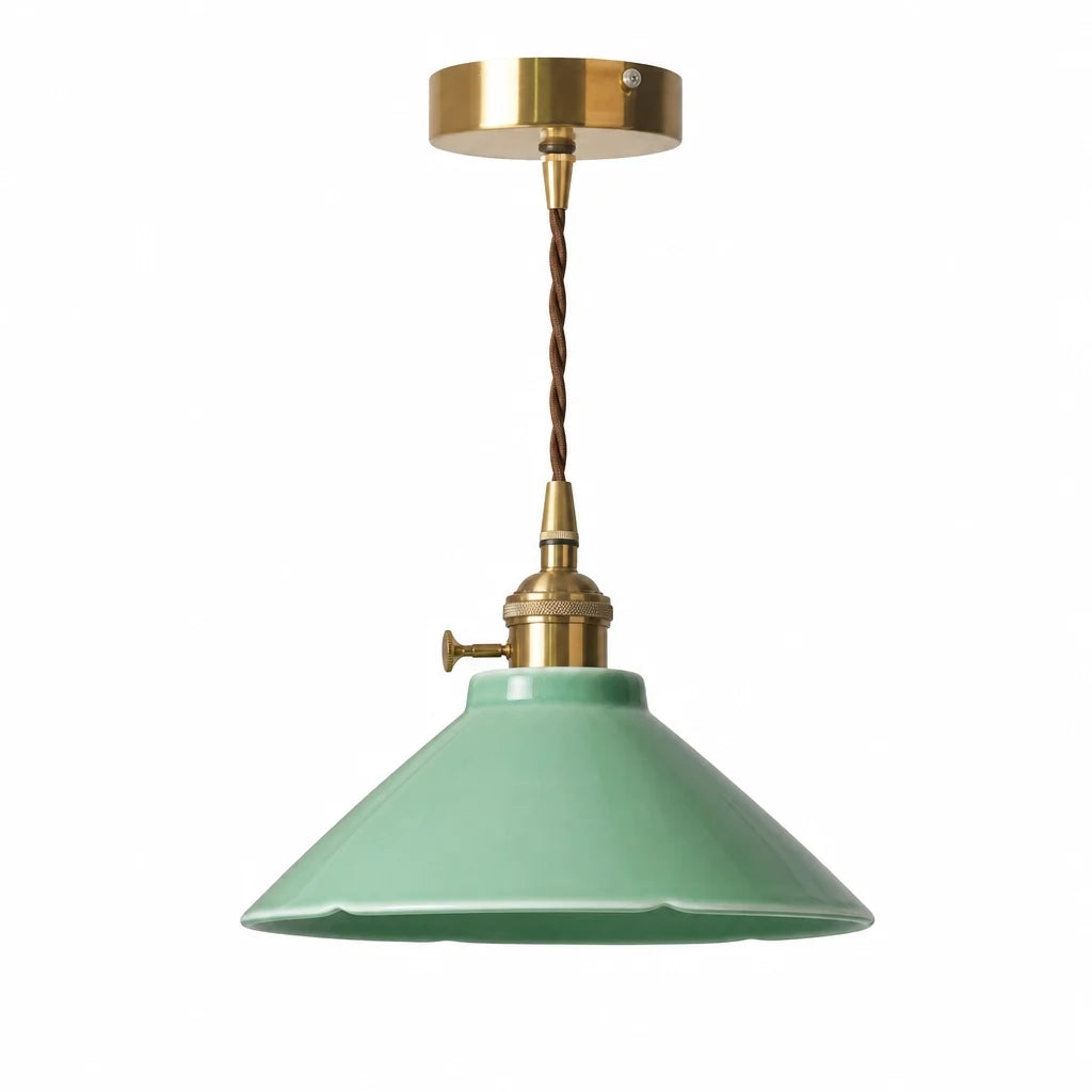 Suspension Céramique Émaillée Colorée – Modèle Laguna (LA MAISON CLARTE)